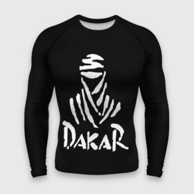Мужской рашгард 3D с принтом Dakar в Кировске,  |  | dakar | desert | logo | race | rally | sign | гонки | дакар | знак | логотип | пустыня | ралли