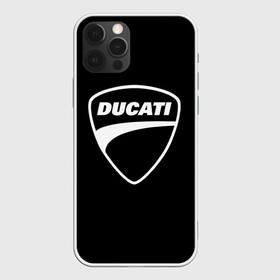 Чехол для iPhone 12 Pro с принтом Ducati в Кировске, силикон | область печати: задняя сторона чехла, без боковых панелей | авто | дукати | марка | машина