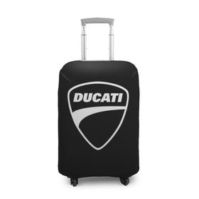 Чехол для чемодана 3D с принтом Ducati в Кировске, 86% полиэфир, 14% спандекс | двустороннее нанесение принта, прорези для ручек и колес | авто | дукати | марка | машина