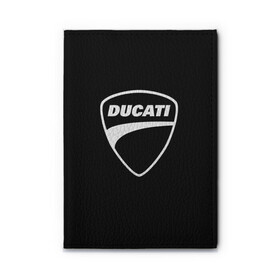 Обложка для автодокументов с принтом Ducati в Кировске, натуральная кожа |  размер 19,9*13 см; внутри 4 больших “конверта” для документов и один маленький отдел — туда идеально встанут права | Тематика изображения на принте: авто | дукати | марка | машина