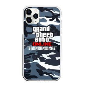 Чехол для iPhone 11 Pro Max матовый с принтом GTA Online GUNRUNNING в Кировске, Силикон |  | Тематика изображения на принте: auto | grand | gta | gta5 | rockstar | theft | гта | рокстар