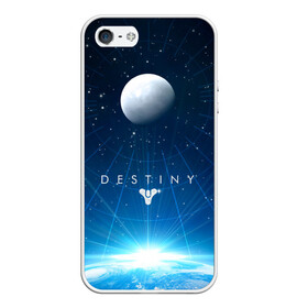 Чехол для iPhone 5/5S матовый с принтом Destiny в Кировске, Силикон | Область печати: задняя сторона чехла, без боковых панелей | destiny | destiny 2 | дестени | космос