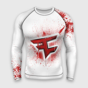 Мужской рашгард 3D с принтом cs:go   FaZe clan (White collection) в Кировске,  |  | cs go | faze | white | кс го | фейз