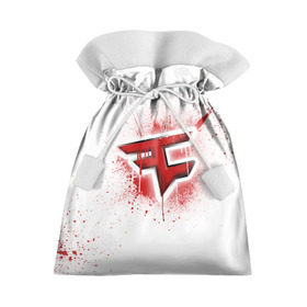 Подарочный 3D мешок с принтом cs:go - FaZe clan (White collection) в Кировске, 100% полиэстер | Размер: 29*39 см | cs go | faze | white | кс го | фейз