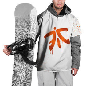 Накидка на куртку 3D с принтом cs:go - Fnatic (White collection) в Кировске, 100% полиэстер |  | cs go | fnatic | кс го | фнатик