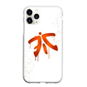 Чехол для iPhone 11 Pro матовый с принтом csgo - Fnatic (White collection) в Кировске, Силикон |  | Тематика изображения на принте: cs go | fnatic | кс го | фнатик