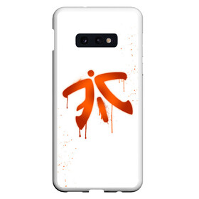 Чехол для Samsung S10E с принтом csgo - Fnatic (White collection) в Кировске, Силикон | Область печати: задняя сторона чехла, без боковых панелей | Тематика изображения на принте: cs go | fnatic | кс го | фнатик