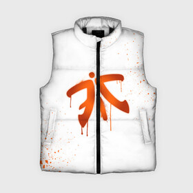 Женский жилет утепленный 3D с принтом cs:go  Fnatic (White collection) в Кировске,  |  | Тематика изображения на принте: cs go | fnatic | кс го | фнатик