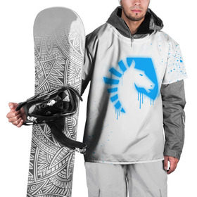 Накидка на куртку 3D с принтом cs:go - Liquid team (White collection) в Кировске, 100% полиэстер |  | Тематика изображения на принте: 0x000000123 | cs go | liquid | white | кс го | ликвид