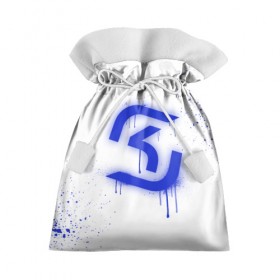 Подарочный 3D мешок с принтом cs:go - SK Gaming (White collection) в Кировске, 100% полиэстер | Размер: 29*39 см | 0x000000123 | cs go | sk | white | кс го
