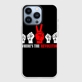 Чехол для iPhone 13 Pro с принтом DM: Wheres the revolution в Кировске,  |  | depeche mode