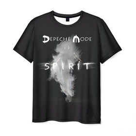 Мужская футболка 3D с принтом DM: Spirit в Кировске, 100% полиэфир | прямой крой, круглый вырез горловины, длина до линии бедер | depeche mode