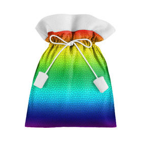 Подарочный 3D мешок с принтом Радуга (Витражный Градиент) в Кировске, 100% полиэстер | Размер: 29*39 см | gradient | rainbow | витраж | градиент | радуга