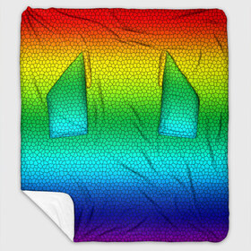 Плед с рукавами с принтом Радуга (Витражный Градиент) в Кировске, 100% полиэстер | Закругленные углы, все края обработаны. Ткань не мнется и не растягивается. Размер 170*145 | Тематика изображения на принте: gradient | rainbow | витраж | градиент | радуга
