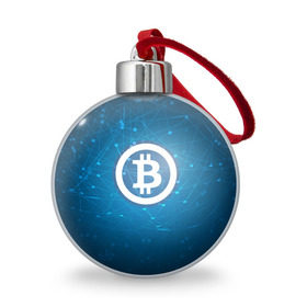 Ёлочный шар с принтом Bitcoin Blue - Биткоин в Кировске, Пластик | Диаметр: 77 мм | bitcoin | ethereum | litecoin | биткоин | интернет | крипта | криптовалюта | лайткоин | майнинг | технологии | эфир