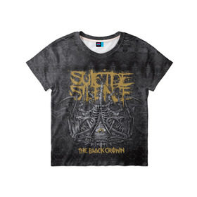 Детская футболка 3D с принтом Suicide Silence 7 в Кировске, 100% гипоаллергенный полиэфир | прямой крой, круглый вырез горловины, длина до линии бедер, чуть спущенное плечо, ткань немного тянется | Тематика изображения на принте: suicide silence | суисайд сайленс