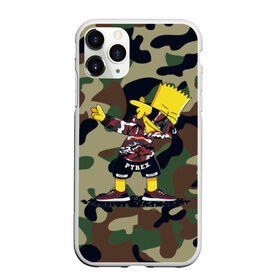 Чехол для iPhone 11 Pro Max матовый с принтом Dab Bart Simpson в Кировске, Силикон |  | Тематика изображения на принте: bart | dab | dabbin | simpsons | барт симпсон | даб | дэб | дэббинг | мультик | мультики | мультфильм | мультфильмы | симпсоны