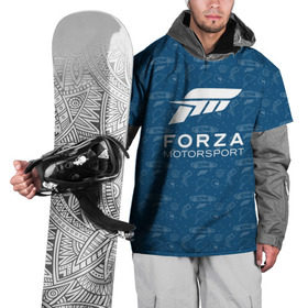 Накидка на куртку 3D с принтом Forza Motorsport в Кировске, 100% полиэстер |  | car | crew | dirt | flatout | grid | need | nfs | race | speed | гонки | машина | скорость