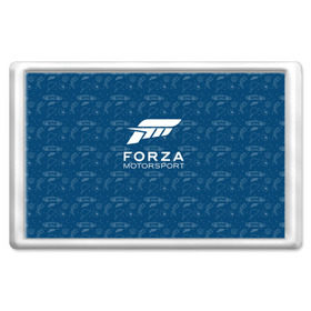 Магнит 45*70 с принтом Forza Motorsport в Кировске, Пластик | Размер: 78*52 мм; Размер печати: 70*45 | car | crew | dirt | flatout | grid | need | nfs | race | speed | гонки | машина | скорость