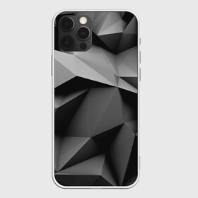 Чехол для iPhone 12 Pro Max с принтом Gray abstraction в Кировске, Силикон |  | abstract | abstraction | грань | краски | линии | ребро | текстура