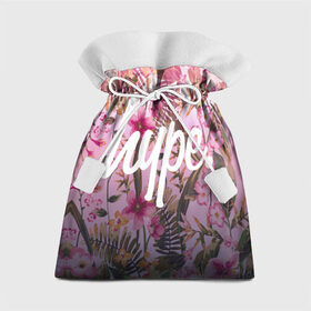 Подарочный 3D мешок с принтом Hype Flowers в Кировске, 100% полиэстер | Размер: 29*39 см | fashion | glamour | hawaii | hype | style | tropic | вечеринка | гаваи | гламур | джунгли | клуб | мода | немножечко | пальмы | пафос | стиль | тренд | тропики | хайп | хайпанем | цветок | цветы