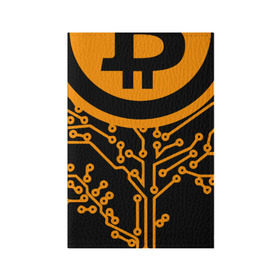 Обложка для паспорта матовая кожа с принтом Bitcoin Tree - Дерево Биткоин в Кировске, натуральная матовая кожа | размер 19,3 х 13,7 см; прозрачные пластиковые крепления | Тематика изображения на принте: bitcoin | blockchain | tree | биткоин | блокчейн | валюта | деньги | дерево | крипто | криптовалюта | майнинг | технологии
