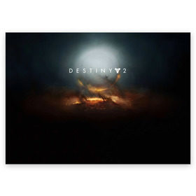 Поздравительная открытка с принтом Destiny 2 в Кировске, 100% бумага | плотность бумаги 280 г/м2, матовая, на обратной стороне линовка и место для марки
 | Тематика изображения на принте: destiny | destiny 2 | space | дестени | космос