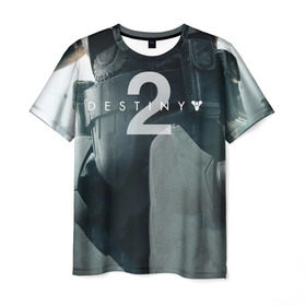 Мужская футболка 3D с принтом 2 в Кировске, 100% полиэфир | прямой крой, круглый вырез горловины, длина до линии бедер | destiny | destiny 2 | space | дестени | космос