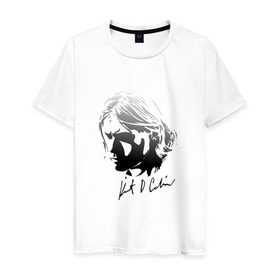 Мужская футболка хлопок с принтом Курт Кобейн автограф в Кировске, 100% хлопок | прямой крой, круглый вырез горловины, длина до линии бедер, слегка спущенное плечо. |  kurt cobain |  nirvana |  курт кобейн | нирвана