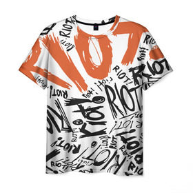 Мужская футболка 3D с принтом Paramore 1 в Кировске, 100% полиэфир | прямой крой, круглый вырез горловины, длина до линии бедер | hayley williams | paramore | парамор | хейли уильямс