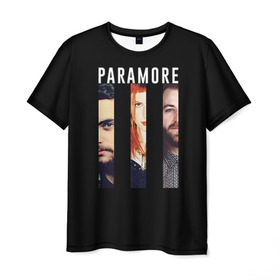 Мужская футболка 3D с принтом Paramore 1 в Кировске, 100% полиэфир | прямой крой, круглый вырез горловины, длина до линии бедер | 