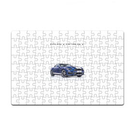 Пазл магнитный 126 элементов с принтом Ford Mustang GT 3 в Кировске, полимерный материал с магнитным слоем | 126 деталей, размер изделия —  180*270 мм | Тематика изображения на принте: ford | gt | mustang | shelby | мустанг | форд | шэлби