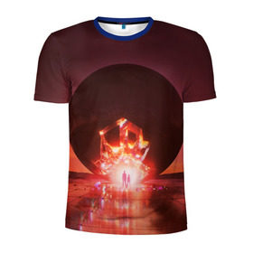 Мужская футболка 3D спортивная с принтом Imagine Dragons в Кировске, 100% полиэстер с улучшенными характеристиками | приталенный силуэт, круглая горловина, широкие плечи, сужается к линии бедра | rock | имэджн драгонз | рок