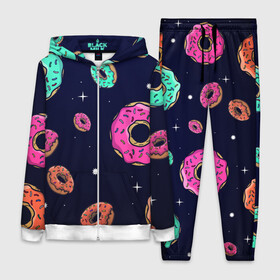 Женский костюм 3D с принтом Black Milk Космические Пончики в Кировске,  |  | black milk | donut | donuts | space | the simpsons | trend | глазурь | дизайн | еда | звезда | звёзды | космос | мода | пончик | симпсоны | симсоны | сладкий | стиль | тренд | узор