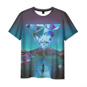 Мужская футболка 3D с принтом Imagine Dragons в Кировске, 100% полиэфир | прямой крой, круглый вырез горловины, длина до линии бедер | Тематика изображения на принте: rock | имэджн драгонз | рок
