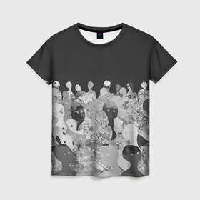 Женская футболка 3D с принтом Radiohead 1 в Кировске, 100% полиэфир ( синтетическое хлопкоподобное полотно) | прямой крой, круглый вырез горловины, длина до линии бедер | Тематика изображения на принте: radiohead | радиохэд | том йорк