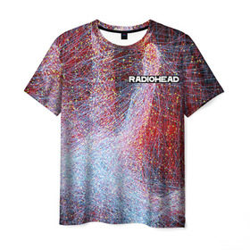 Мужская футболка 3D с принтом Radiohead 3 в Кировске, 100% полиэфир | прямой крой, круглый вырез горловины, длина до линии бедер | radiohead | радиохэд | том йорк