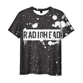 Мужская футболка 3D с принтом Radiohead 6 в Кировске, 100% полиэфир | прямой крой, круглый вырез горловины, длина до линии бедер | Тематика изображения на принте: radiohead | радиохэд | том йорк