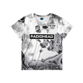 Детская футболка 3D с принтом Radiohead 8 в Кировске, 100% гипоаллергенный полиэфир | прямой крой, круглый вырез горловины, длина до линии бедер, чуть спущенное плечо, ткань немного тянется | Тематика изображения на принте: radiohead | радиохэд | том йорк