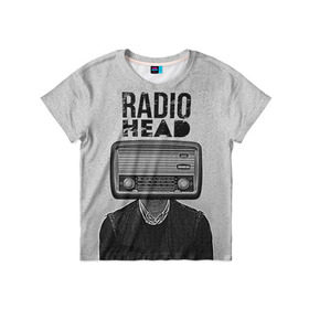 Детская футболка 3D с принтом Radiohead 9 в Кировске, 100% гипоаллергенный полиэфир | прямой крой, круглый вырез горловины, длина до линии бедер, чуть спущенное плечо, ткань немного тянется | Тематика изображения на принте: radiohead | радиохэд | том йорк