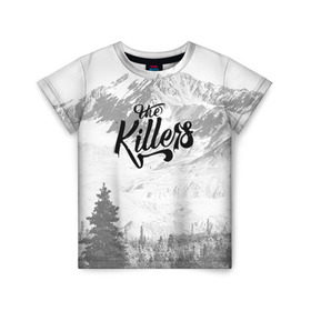 Детская футболка 3D с принтом The Killers 5 в Кировске, 100% гипоаллергенный полиэфир | прямой крой, круглый вырез горловины, длина до линии бедер, чуть спущенное плечо, ткань немного тянется | Тематика изображения на принте: the killers