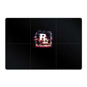 Магнитный плакат 3Х2 с принтом Rockstar Noise в Кировске, Полимерный материал с магнитным слоем | 6 деталей размером 9*9 см | auto | dead | grand | gta | red | redemption | theft | гта | рокстар