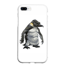 Чехол для iPhone 7Plus/8 Plus матовый с принтом Пингвинопитек в Кировске, Силикон | Область печати: задняя сторона чехла, без боковых панелей | лженаука | пингвин