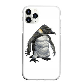 Чехол для iPhone 11 Pro Max матовый с принтом Пингвинопитек в Кировске, Силикон |  | лженаука | пингвин