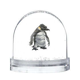 Снежный шар с принтом Пингвинопитек в Кировске, Пластик | Изображение внутри шара печатается на глянцевой фотобумаге с двух сторон | Тематика изображения на принте: лженаука | пингвин