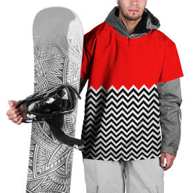 Накидка на куртку 3D с принтом Твин Пикс в Кировске, 100% полиэстер |  | twin peaks | абстракция | агент купер | геометрия | девид линч | красная комната | лес | лора палмер | полосы | совы | текстура | туман | узор