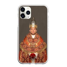 Чехол для iPhone 11 Pro матовый с принтом Молодой Папа в Кировске, Силикон |  | young pope | джуд | лоу | молодой папа