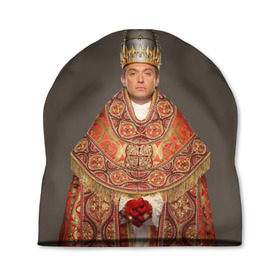 Шапка 3D с принтом Молодой Папа в Кировске, 100% полиэстер | универсальный размер, печать по всей поверхности изделия | young pope | джуд | лоу | молодой папа