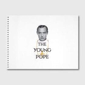 Альбом для рисования с принтом The Young Pope в Кировске, 100% бумага
 | матовая бумага, плотность 200 мг. | Тематика изображения на принте: young pope | джуд | лоу | молодой папа