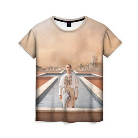 Женская футболка 3D с принтом Италия в Кировске, 100% полиэфир ( синтетическое хлопкоподобное полотно) | прямой крой, круглый вырез горловины, длина до линии бедер | young pope | джуд | лоу | молодой папа